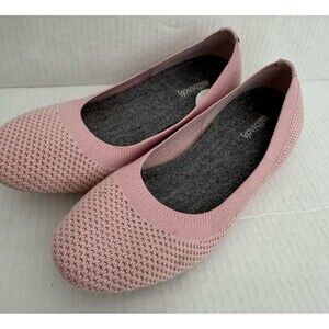 Women’s Allbirds Tree Breezers Knot Slip on Ballet Flat Pastel Pink Size 8